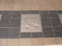 die berühmtem Händeabrucke in Cannes 