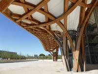 Metz - Holzkonstruktion des Centre Pompidou