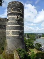 Angers - Schloss steht direkt am Fluss