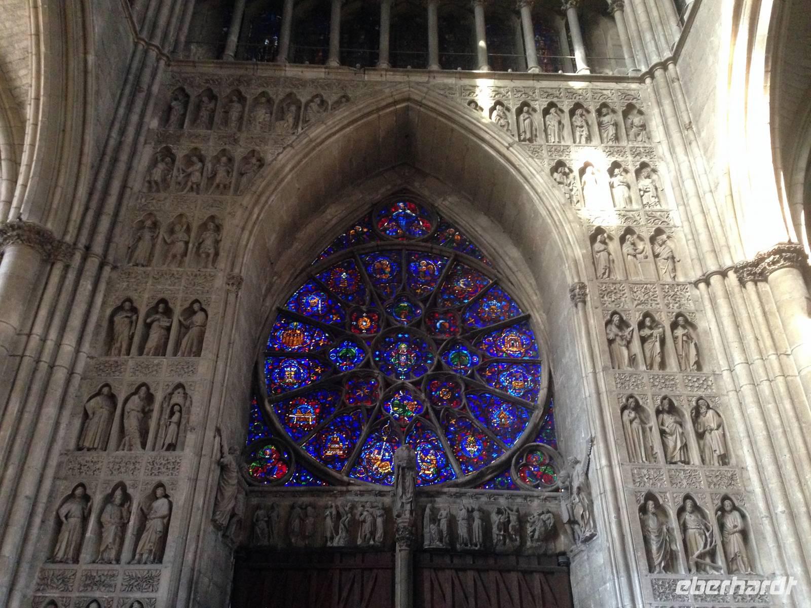 Kathedrale von Reims_Wand der Westfassade