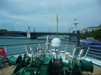 in Lyon auf dem Schiff vor dem Auslaufen 