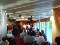 Begrüssungscocktail auf dem Schiff 