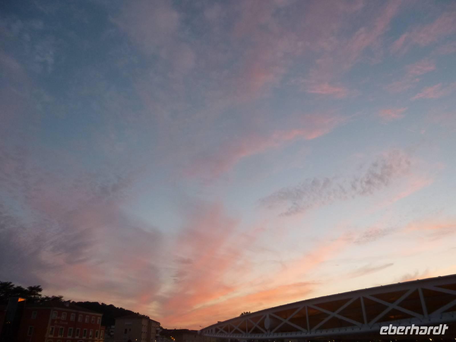 Sonnenuntergang in Lyon 