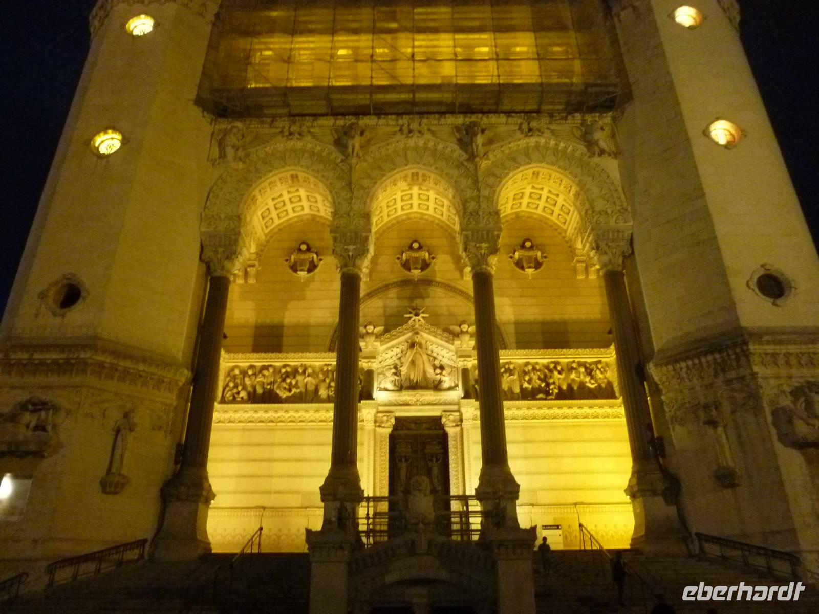 Lyon bei Nacht -Notre Dame 