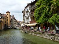 Annecy - Altstadt am Fluss Thiou