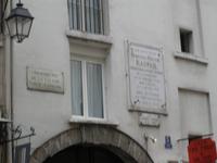 Raspail-Gedenk Schild