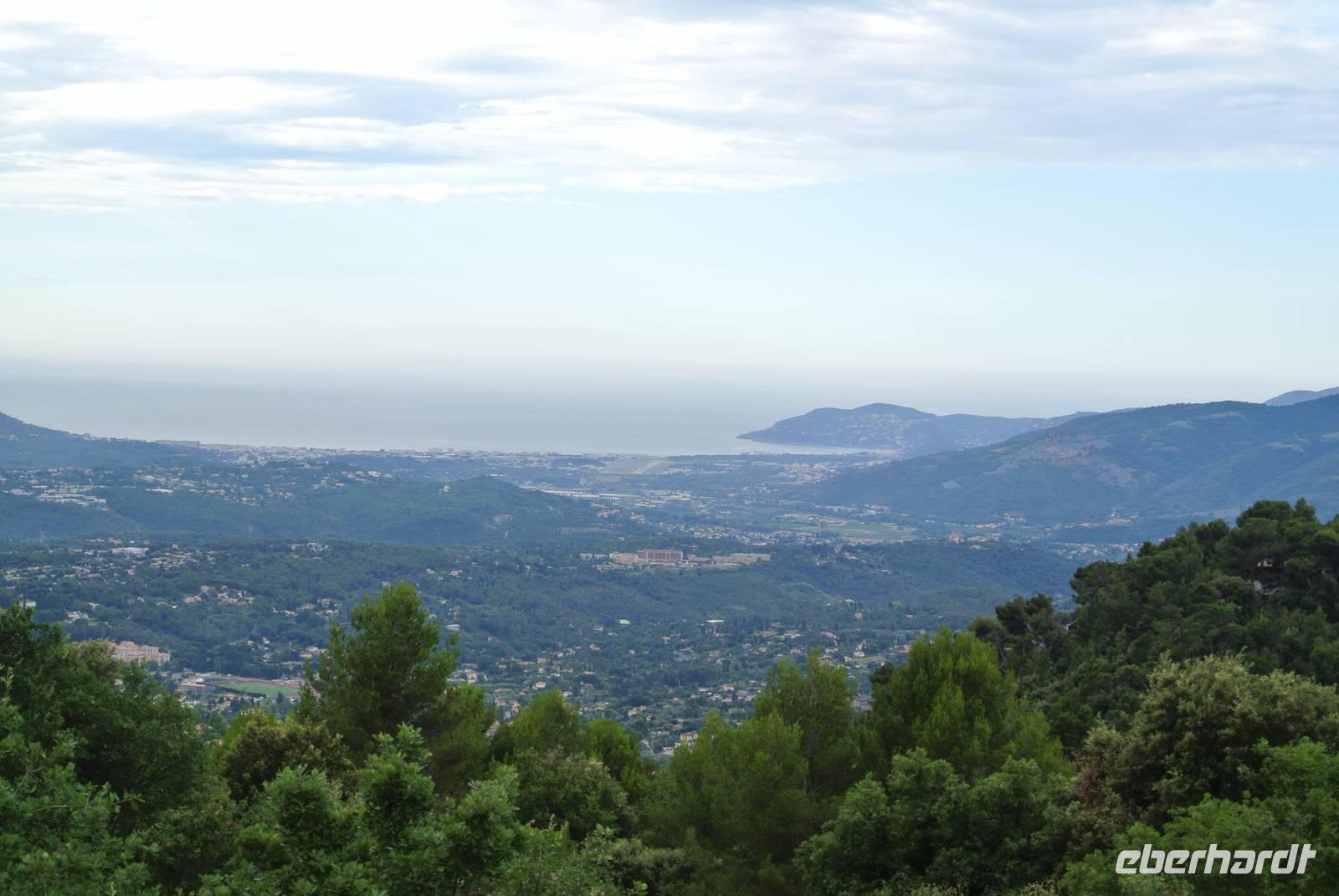 Panoramablick von Grasse aus