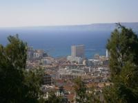 Blick von der notre dame de la gard Marseille 