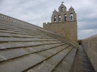 auf dem Dach des Wahrzeichens  in St.Marie de la mer - Wallfahrtskirche 