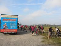 Start mit den Rädern nach Amboise