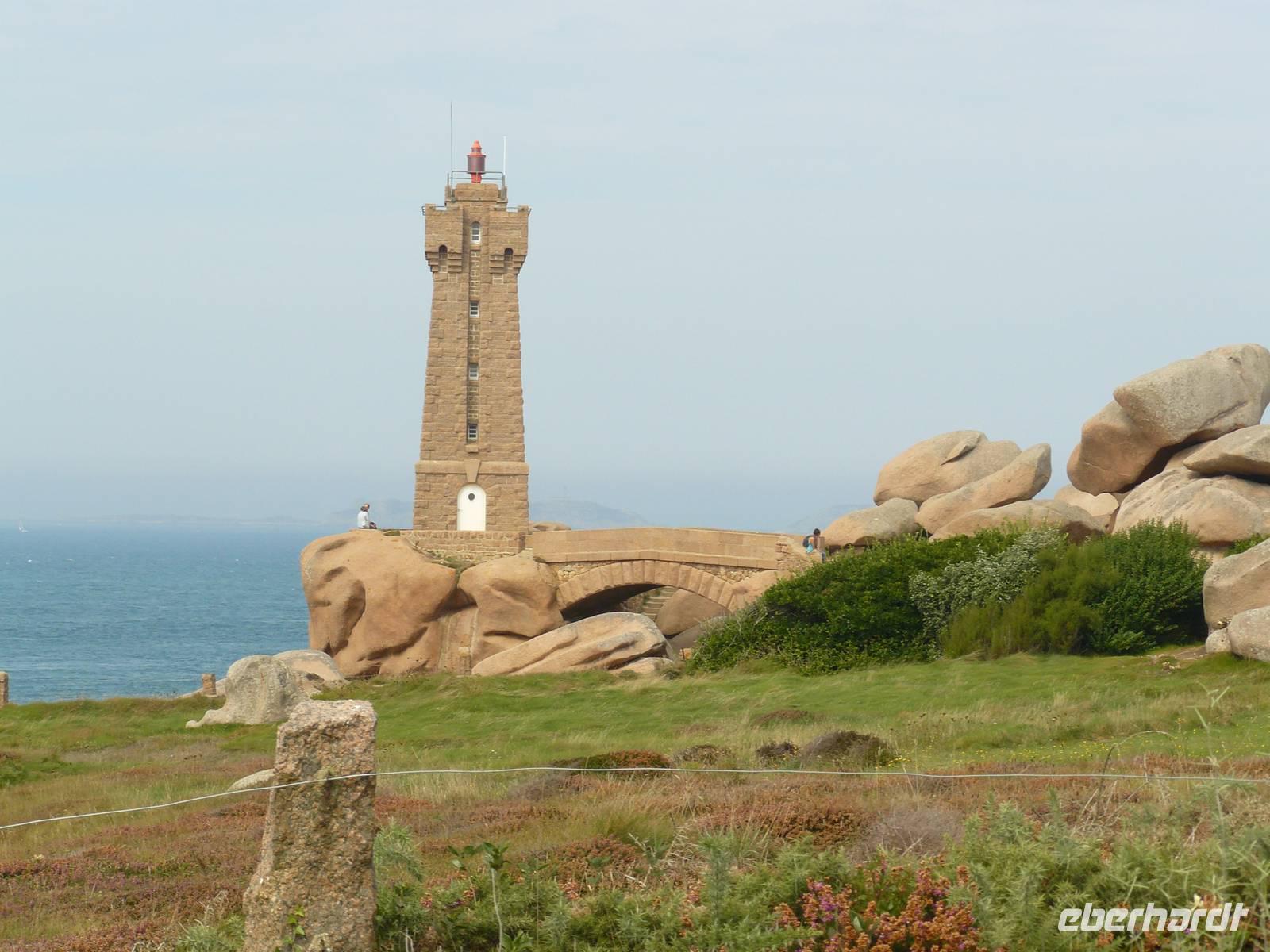 Ploumanach rosarote Granitküste