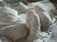 Fontenay. Abteikirche. Grabplatte