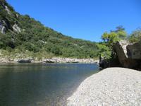 in der Ardeche-Schlucht