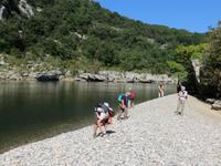 in der Ardeche-Schlucht