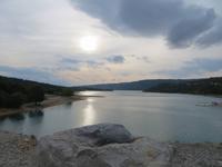 Abendstimmung am Verdon-Stausee