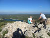 Blick auf den Lac Bimont von den Montage St. Victoire