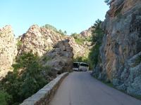 Unser Parkplatz in der Calanche