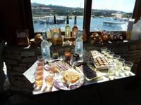 Picknick in der Bucht vor Bonifacio