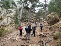 Hinauf zum Trou de la Bombe 