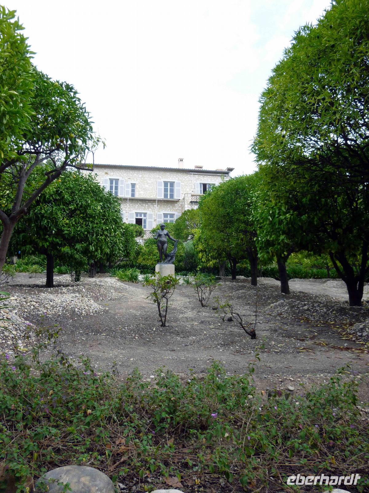 Cagnes sur Mer, Blick zum Renoirhaus