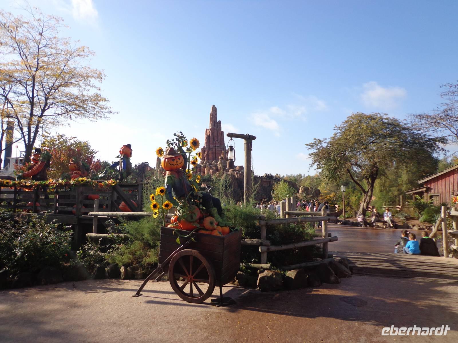 Schöner Schmuck zur Erntezeit im Disneyland Paris