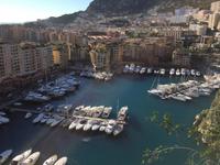 621Blick auf den Hafen von Fontveille