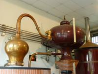 Destillierkolben in Chateau d´Breuil