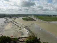 Le Mont St. Michel - Blick in die Bucht des Couesnon