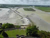 Le Mont St. Michel - Blick in die Bucht des Couesnon