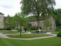 14.5.2015 Fontagny, Blick zur Schmiede