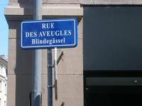 zweisprachige Straßenbezeichnungen in Französisch und Elsässisch