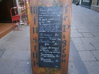 Angebot eines Restaurants