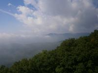 Wolkenverhangene Vogesen