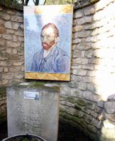 Selbstbildnis Van Gogh im Klostergarten St. Paul de Mausole bei St. Remy