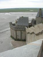 Freitag, 29.5.2015 Mont St. Michel, Blick von der Stadtmauer