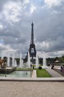 Trocadero - Blick zum Eiffelturm 