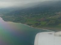 Anflug von Korsika