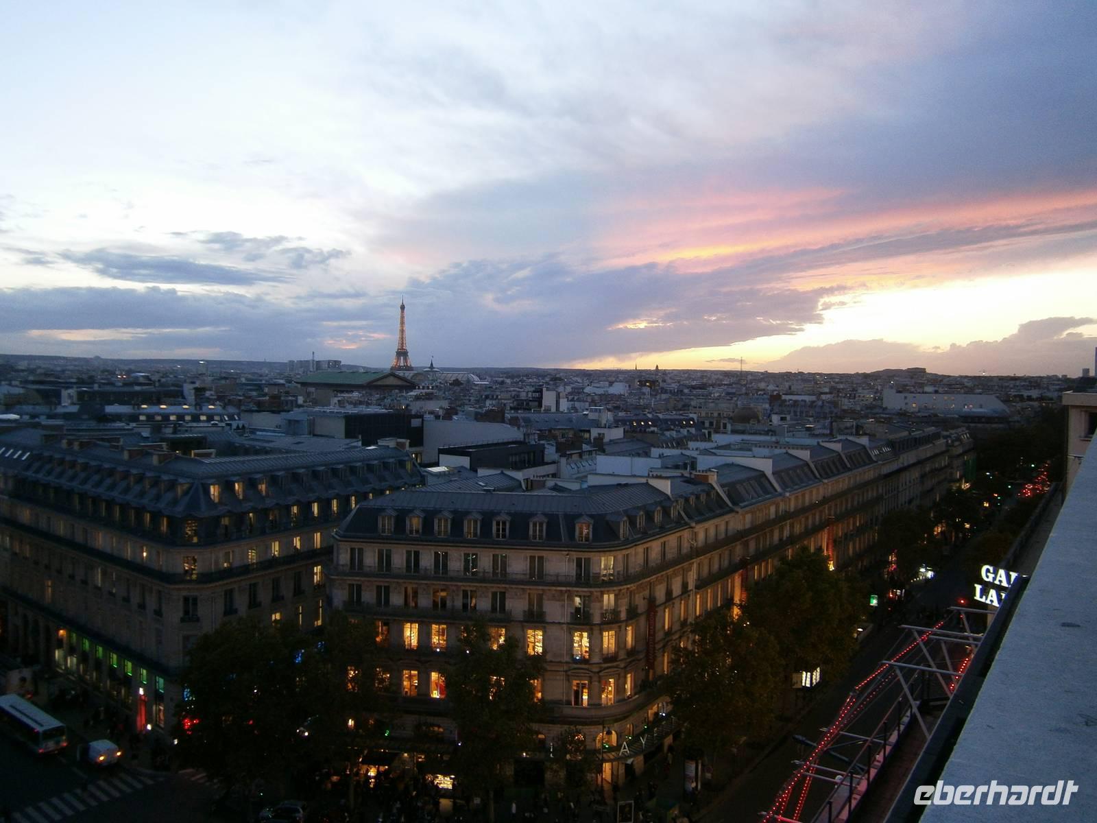 Auf dem Kaufhaus La Fayette