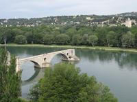 Avignon - Papstpalast , Blick vom Park