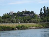 Avignon - erster Blick auf den Papstpalast