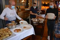 Beim Abendessen in St.Malò