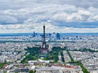 Blick über Paris vom Tour Montparnasse