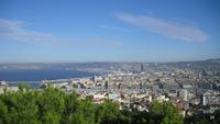 Blick auf Marseille von Notre-Dame de la garde 