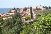 Blick auf Roussillon