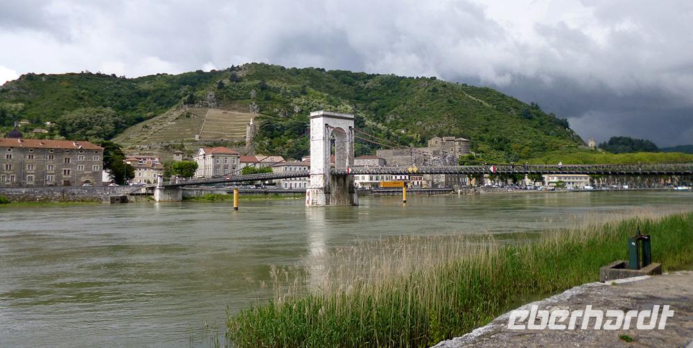 Blick auf Tournon