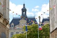 Blick auf das Rathaus von Vannes