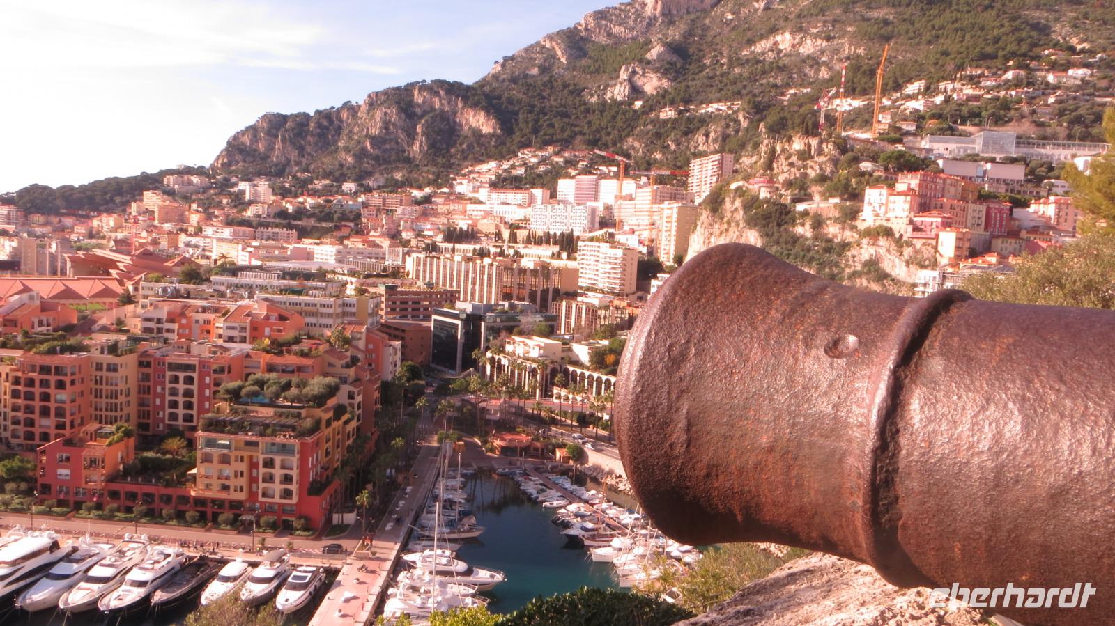 Blick auf den Hafen von Monaco