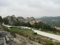 Blick auf den Ort Les Baux