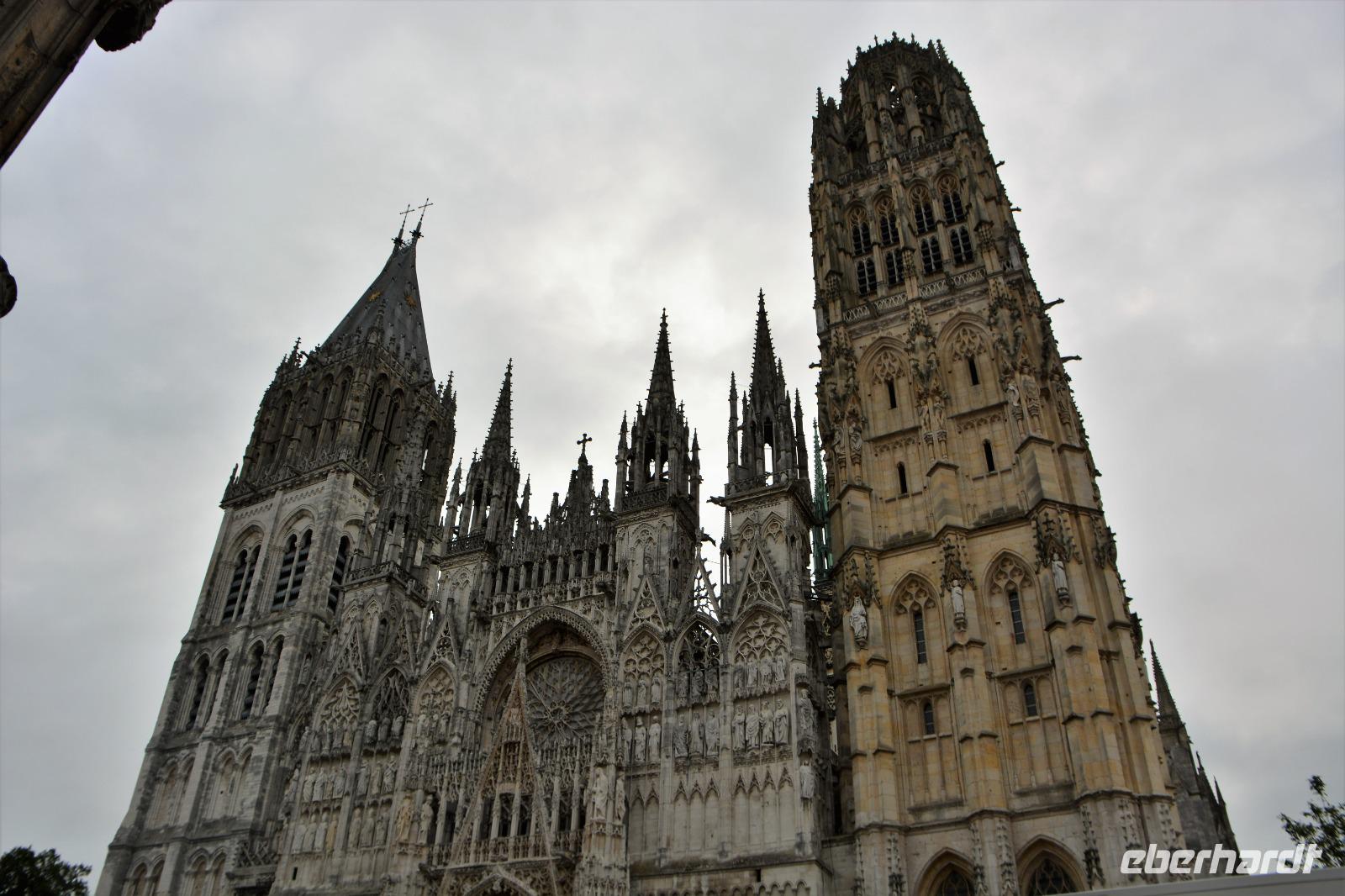 Blick auf die Kathedrale und Erinnerung an Monet