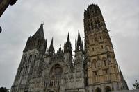 Blick auf die Kathedrale und Erinnerung an Monet